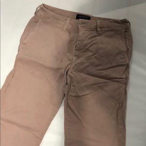 AE Slim Straight 29x32 Salmon Pants